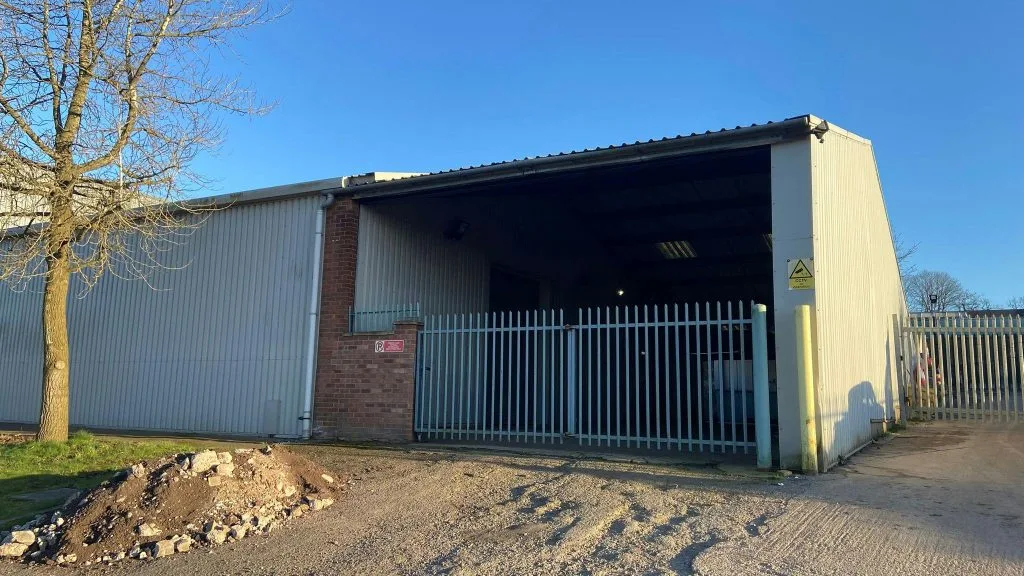 Secure gated yard at the VWG Specialists Coventry branch